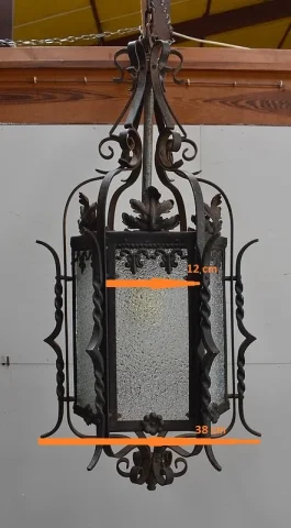 WROUGHT IRON LANTERN