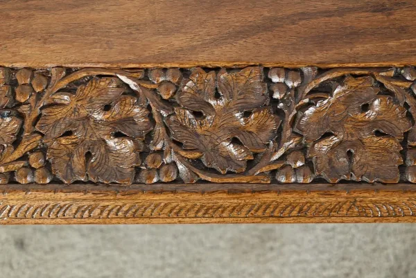 Table Orientale Pliante en Bois Exotique – Début XXe