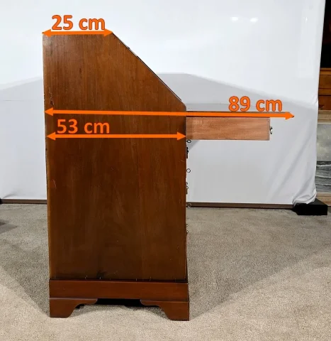 Commode Scribanne en Acajou massif, époque Géorgienne, Angleterre – XVIIIe