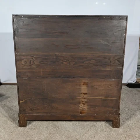 Commode Scribanne en Acajou massif, époque Géorgienne, Angleterre – XVIIIe