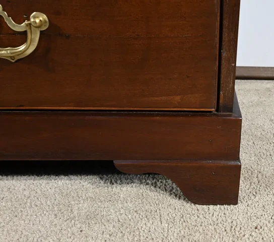 Commode Scribanne en Acajou massif, époque Géorgienne, Angleterre – XVIIIe