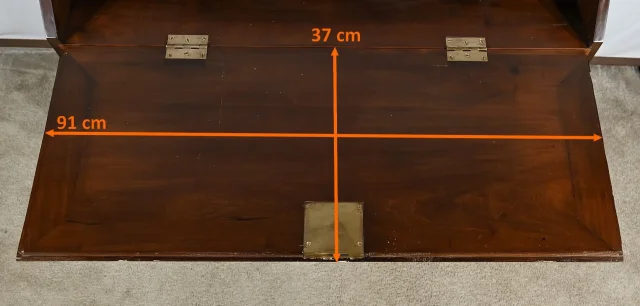 Commode Scribanne en Acajou massif, époque Géorgienne, Angleterre – XVIIIe