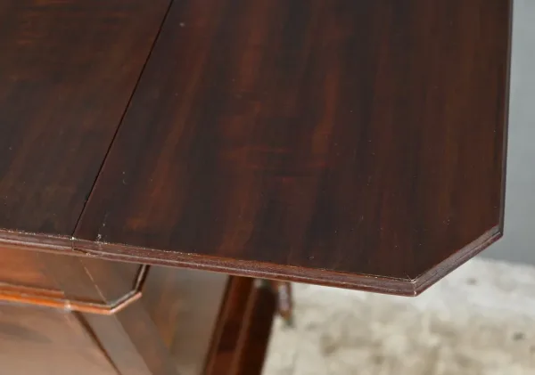 Petite Table à Volets en Acajou, Maison Lemarchand, A. Lemoine – Milieu XIXe