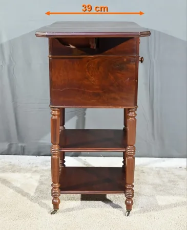 Petite Table à Volets en Acajou, Maison Lemarchand, A. Lemoine – Milieu XIXe