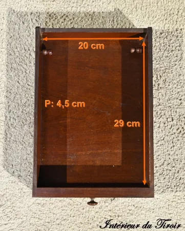Petite Table à Volets en Acajou, Maison Lemarchand, A. Lemoine – Milieu XIXe