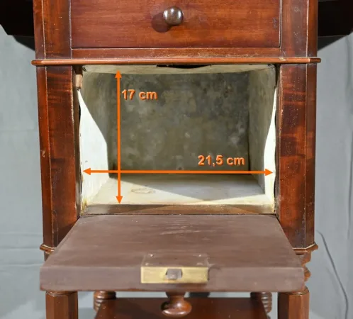 Petite Table à Volets en Acajou, Maison Lemarchand, A. Lemoine – Milieu XIXe