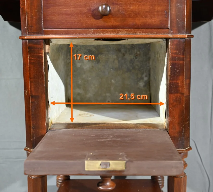 Petite Table à Volets en Acajou, Maison Lemarchand, A. Lemoine – Milieu XIXe