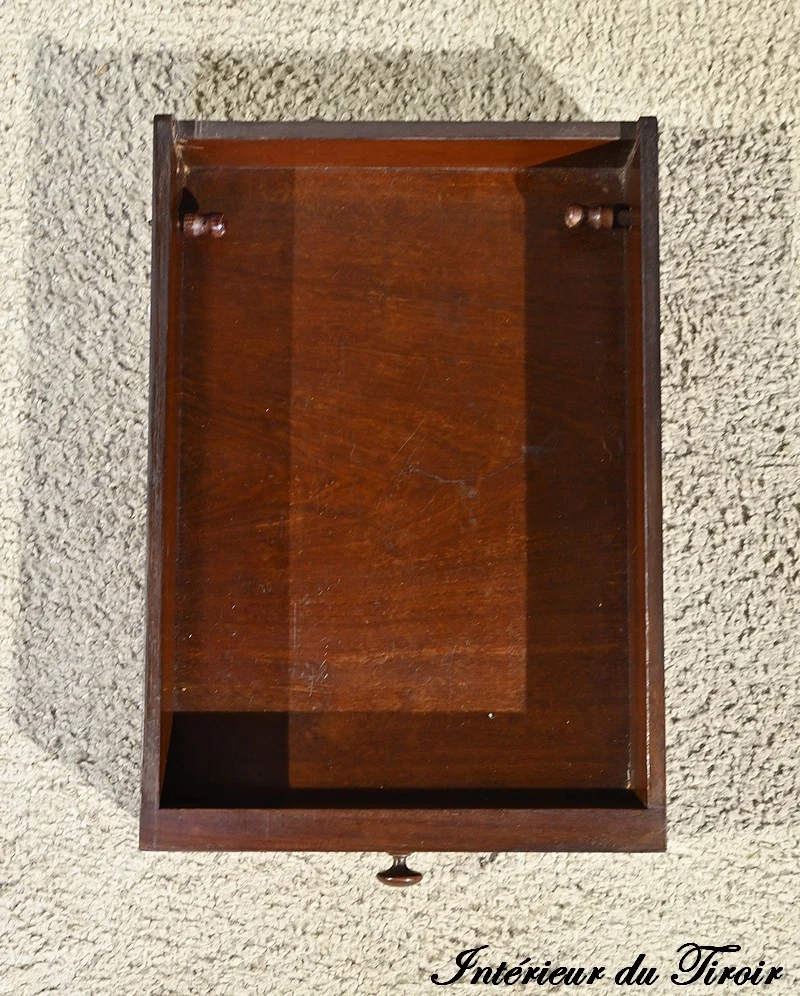 Petite Table à Volets en Acajou, Maison Lemarchand, A. Lemoine – Milieu XIXe
