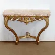 Console Murale en Bois Doré, style Louis XV – Milieu XXe