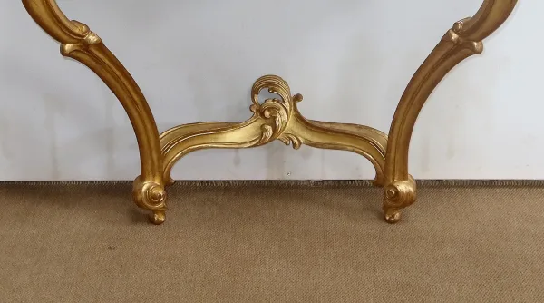 Console Murale en Bois Doré, style Louis XV – Milieu XXe