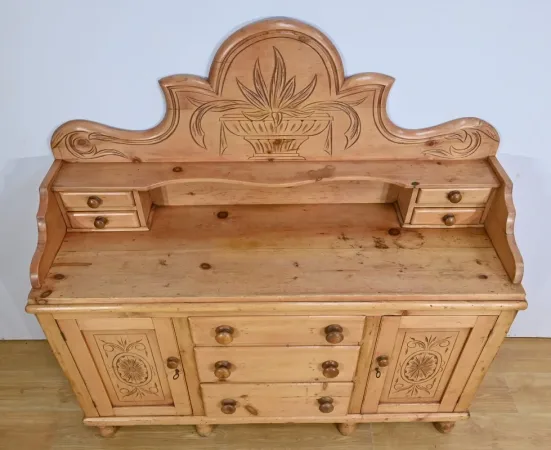 Buffet Enfilade en Pin, Pays de Galles - 1920