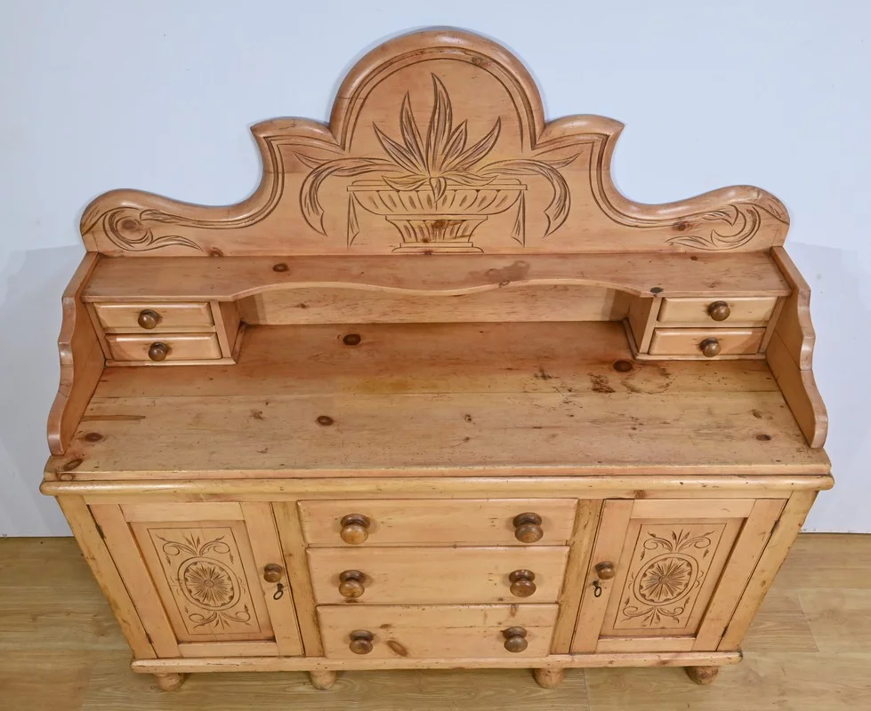 Buffet Enfilade en Pin, Pays de Galles - 1920