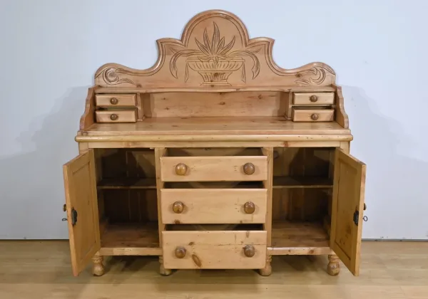 Buffet Enfilade en Pin, Pays de Galles - 1920
