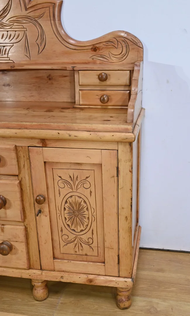 Buffet Enfilade en Pin, Pays de Galles - 1920