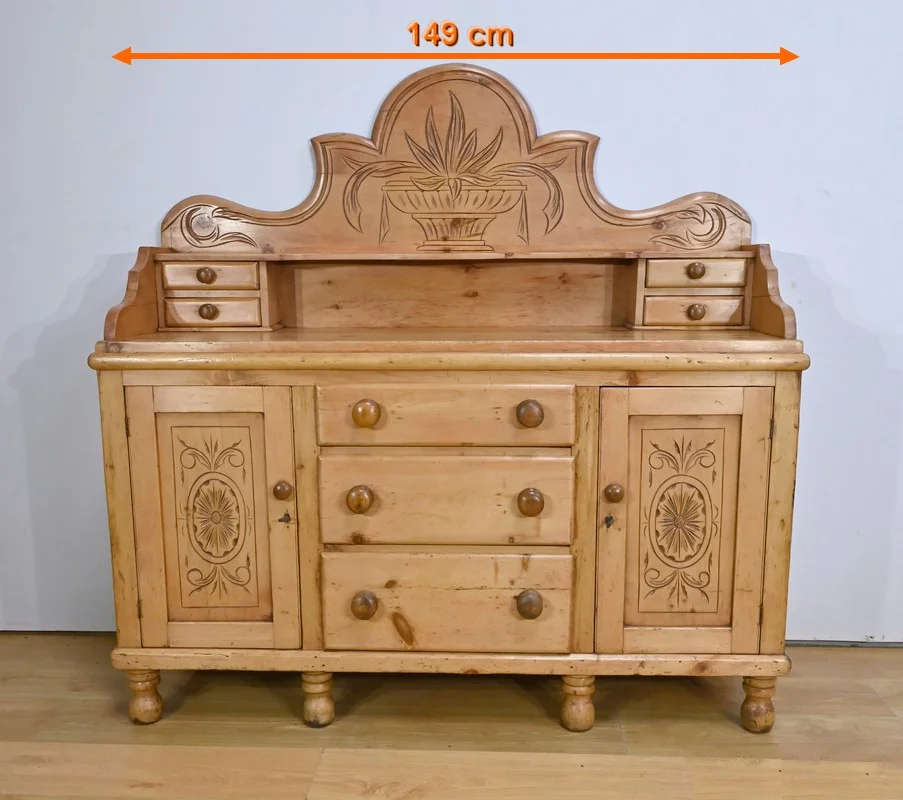Buffet Enfilade en Pin, Pays de Galles - 1920