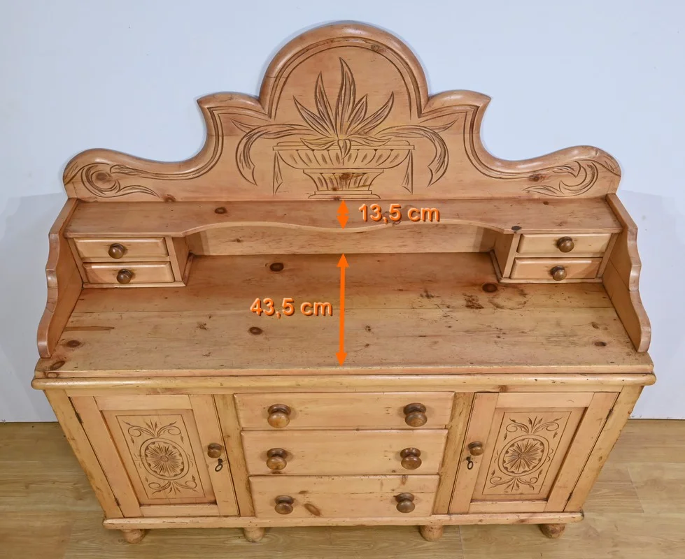 Buffet Enfilade en Pin, Pays de Galles - 1920