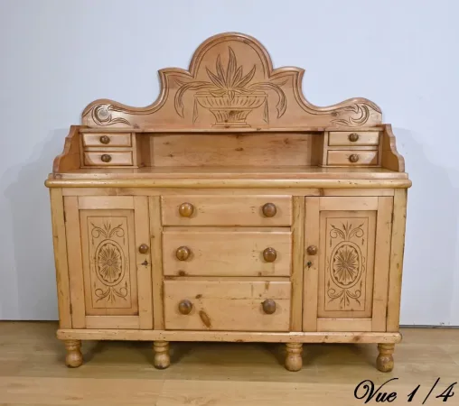 Buffet Enfilade en Pin, Pays de Galles - 1920