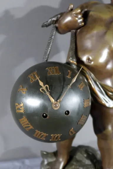 Pendule en Régule, signée A. Moreau – Fin XIXe