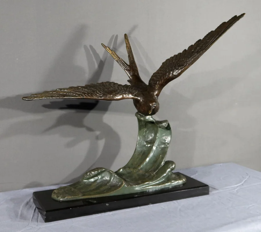 BRONZE SEAGULL attributed to ERGET