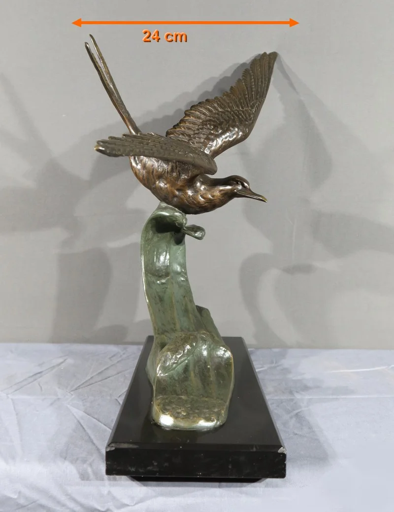BRONZE SEAGULL attributed to ERGET