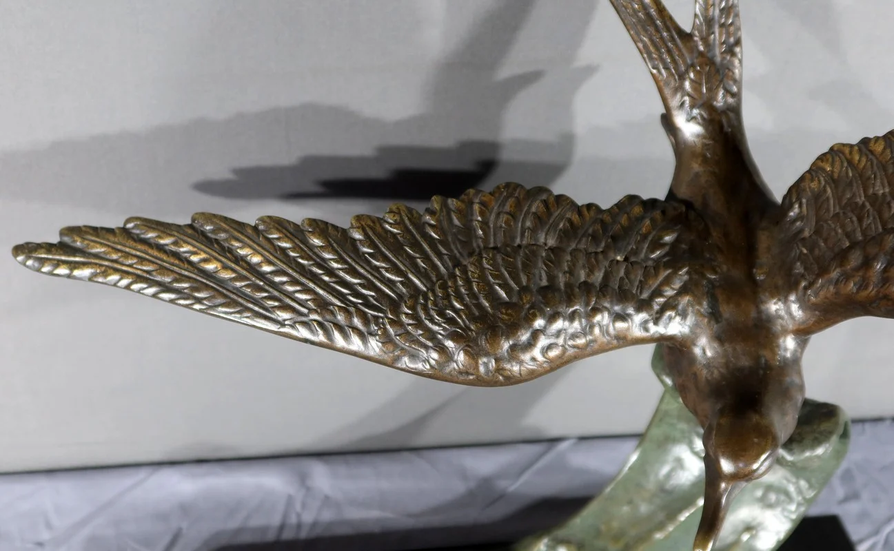 BRONZE SEAGULL attributed to ERGET