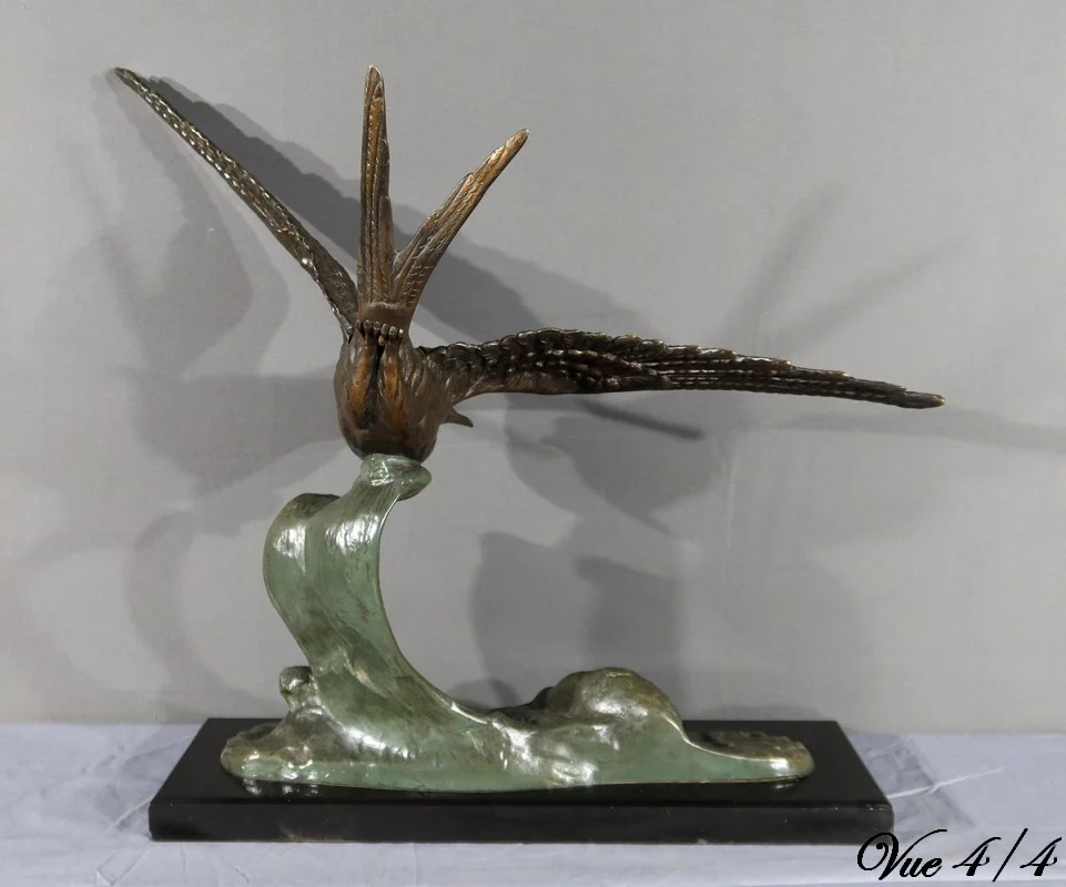 BRONZE SEAGULL attributed to ERGET