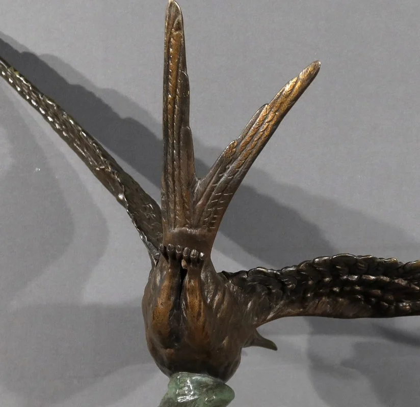 BRONZE SEAGULL attributed to ERGET