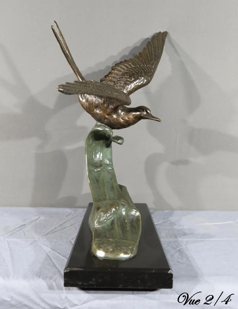 BRONZE SEAGULL attributed to ERGET