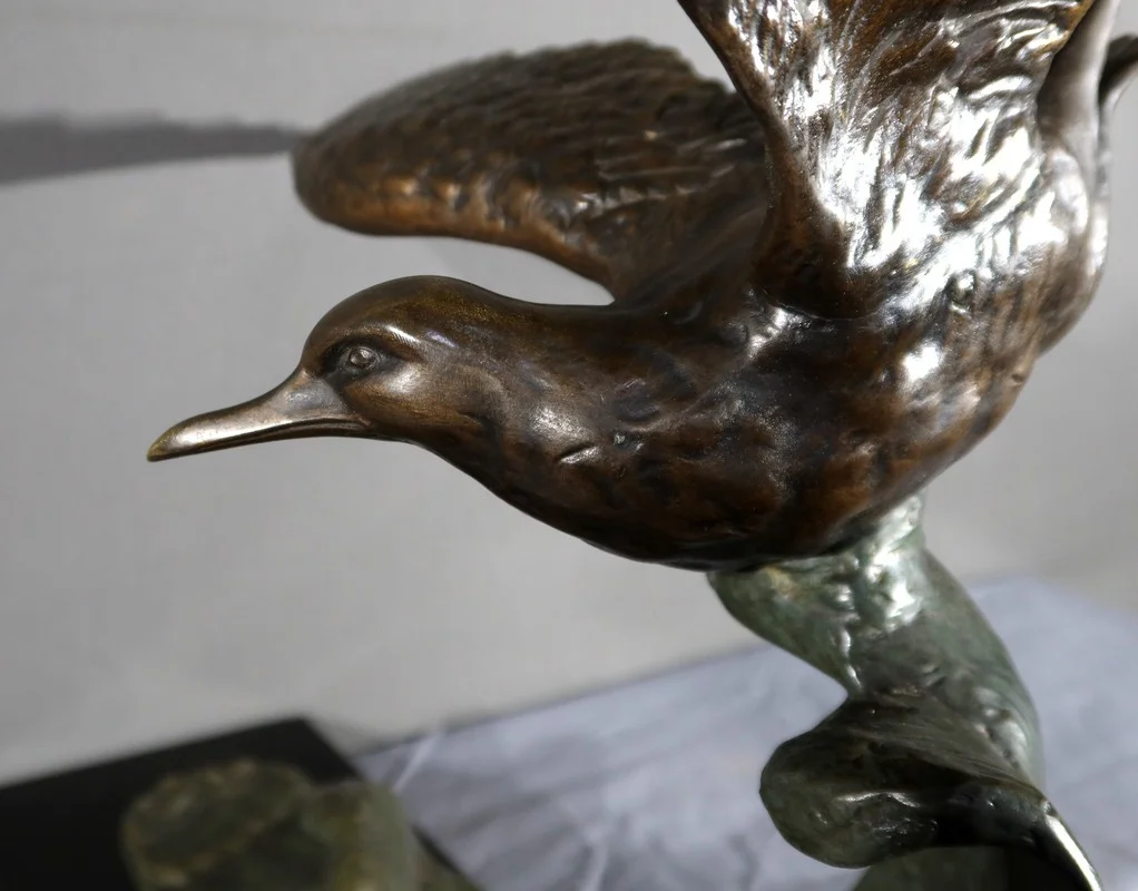 BRONZE SEAGULL attributed to ERGET