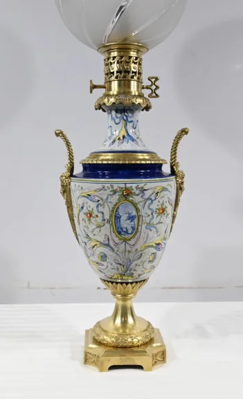 NAPOLEON III PERIODE BENZINE LAMP