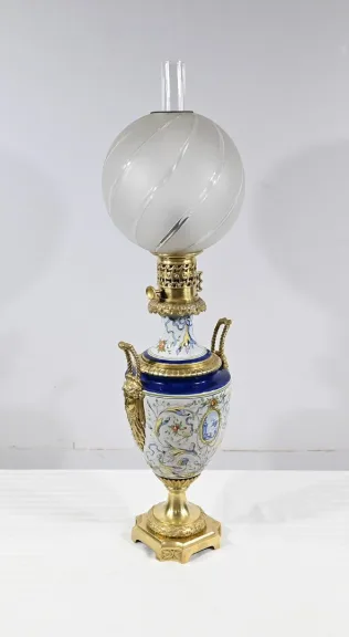 NAPOLEON III PERIODE BENZINE LAMP