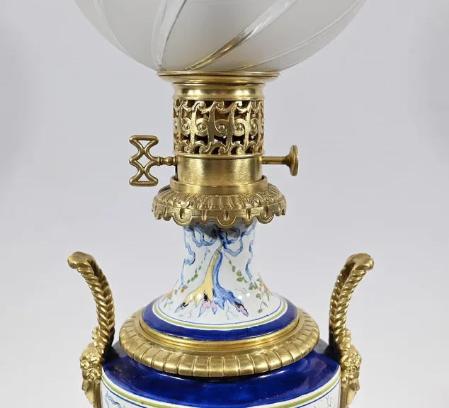 NAPOLEON III PERIODE BENZINE LAMP