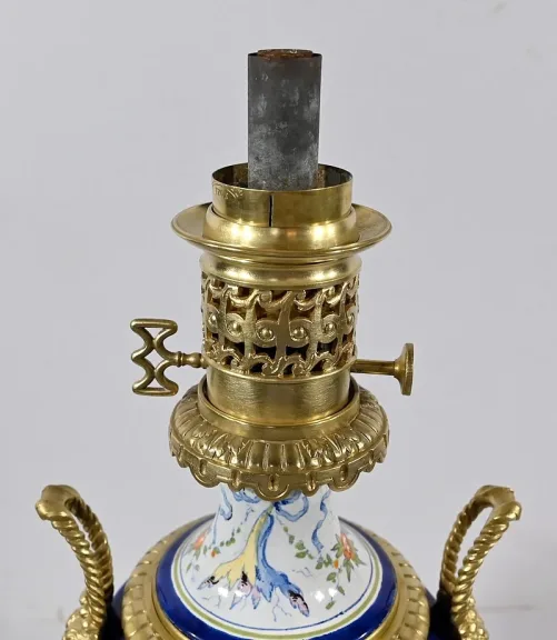 NAPOLEON III PERIODE BENZINE LAMP