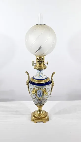 NAPOLEON III PERIODE BENZINE LAMP