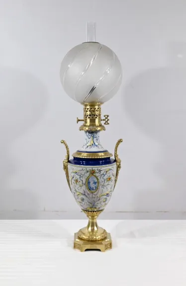 NAPOLEON III PERIODE BENZINE LAMP