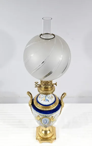 NAPOLEON III PERIODE BENZINE LAMP