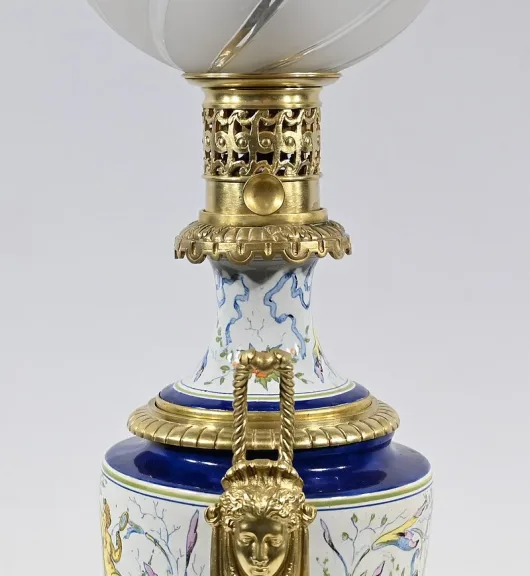 NAPOLEON III PERIODE BENZINE LAMP