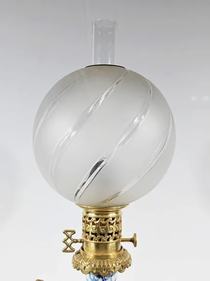 NAPOLEON III PERIODE BENZINE LAMP