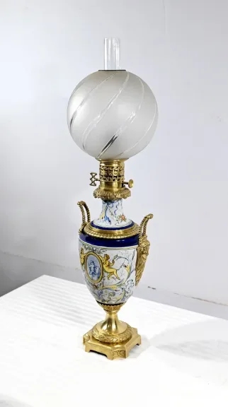 NAPOLEON III PERIODE BENZINE LAMP