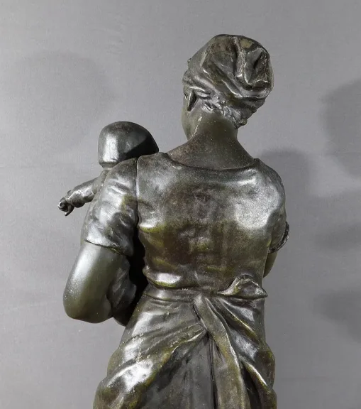 ZINKENSTATUE von L. STEINER