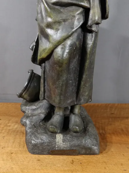 ZINKENSTATUE von L. STEINER
