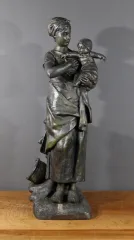 ZINKENSTATUE von L. STEINER