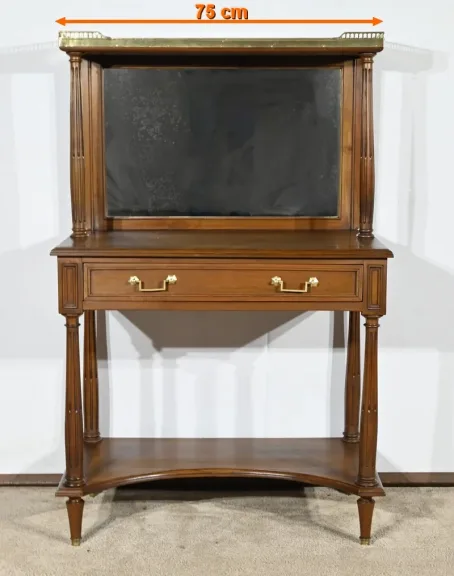 Table Console en Merisier, style Louis XVI – Fin XIXe