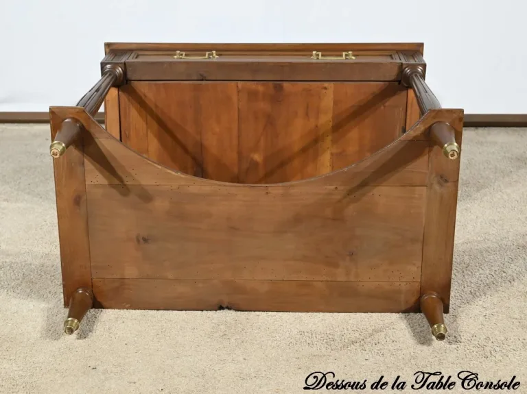 Table Console en Merisier, style Louis XVI – Fin XIXe