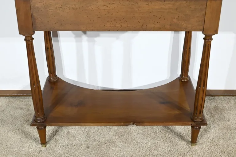 Table Console en Merisier, style Louis XVI – Fin XIXe