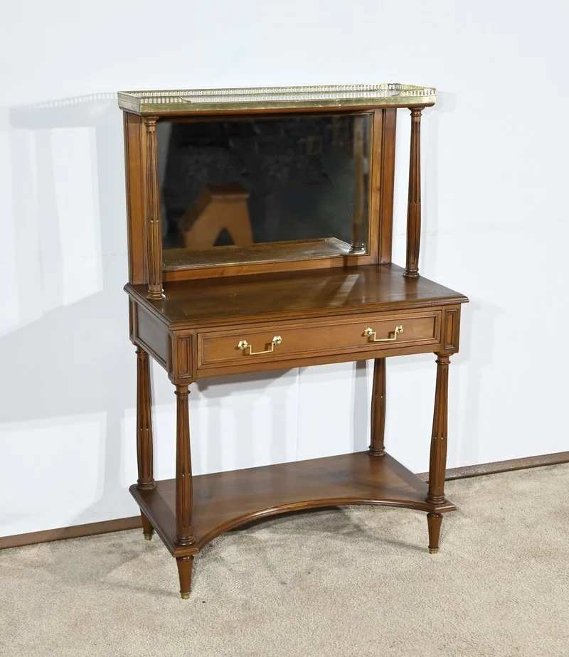 Table Console en Merisier, style Louis XVI – Fin XIXe