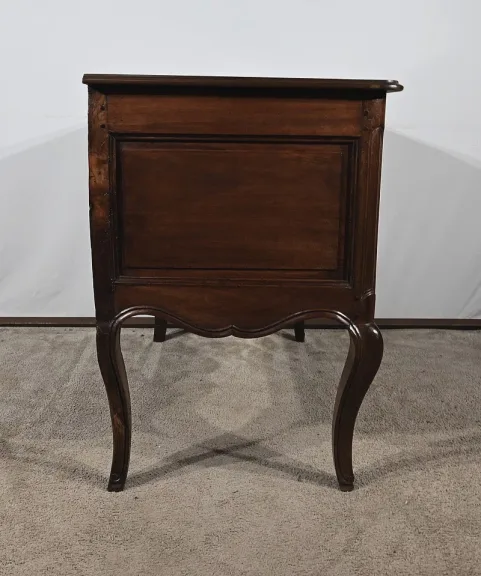 Commode Sauteuse en Amarante et Acajou, époque Louis XV – XVIIIe