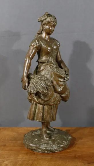 STATUETTE AUS ZINKEN