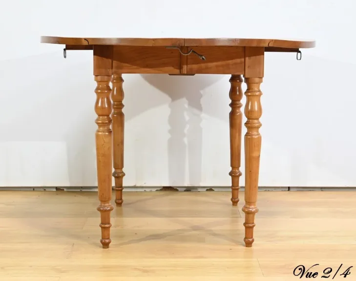 Table Modulable en Merisier, style Louis Philippe – 2ème Partie XIXe