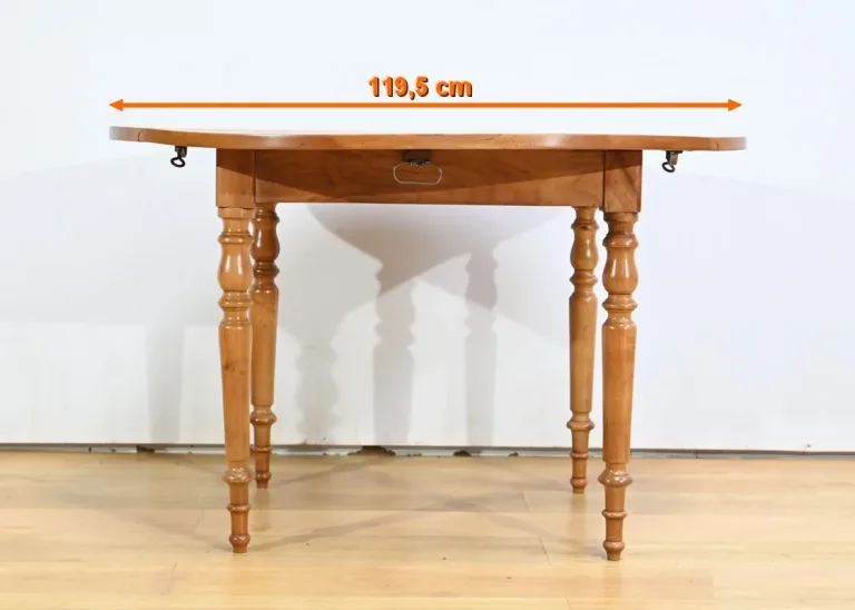 Table Modulable en Merisier, style Louis Philippe – 2ème Partie XIXe